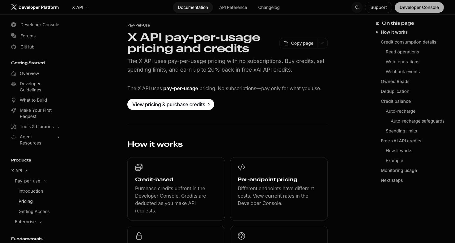 公式ドキュメントの料金詳細。Read/Writeの単価表